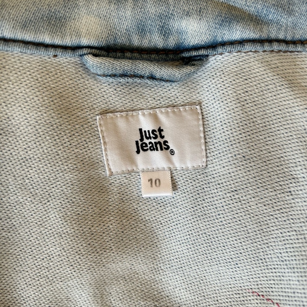 Just Jeans Amaze Knit Trucker Light Denim Jacket - Picture 5 of 9